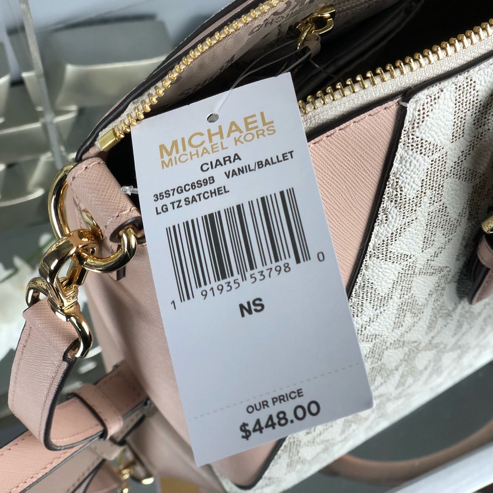Michael Kors Large Ciara Satchel Crossbody Bag - Picture 8 of 8